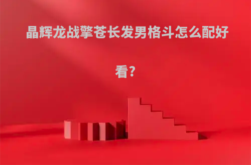 晶辉龙战擎苍长发男格斗怎么配好看?