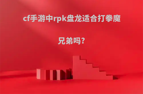 cf手游中rpk盘龙适合打拳魔兄弟吗?